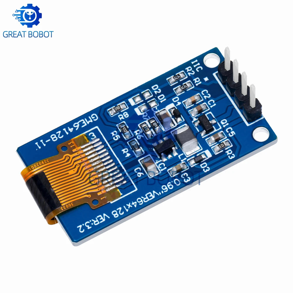 0.96" OLED Display 128×64 SSD1307 Vertical Module for Arduino OLED Display Module Axl