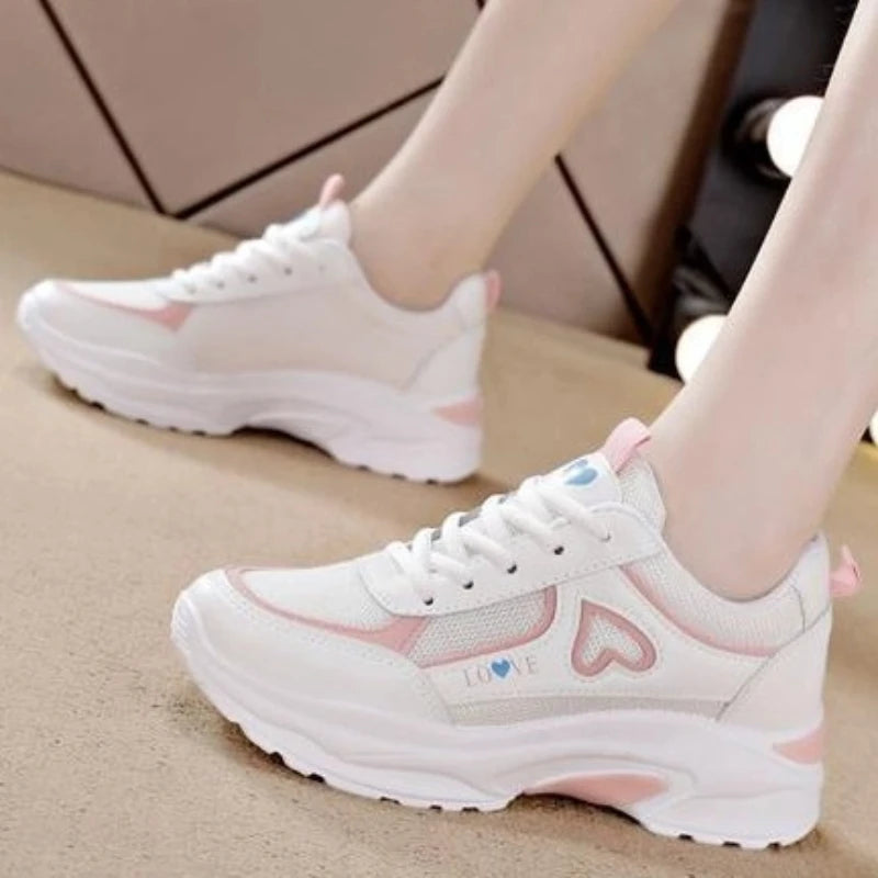 Women's Chunky Sneakers – Breathable Mesh Lightweight Walking Shoes Chunky Sneakers Axl