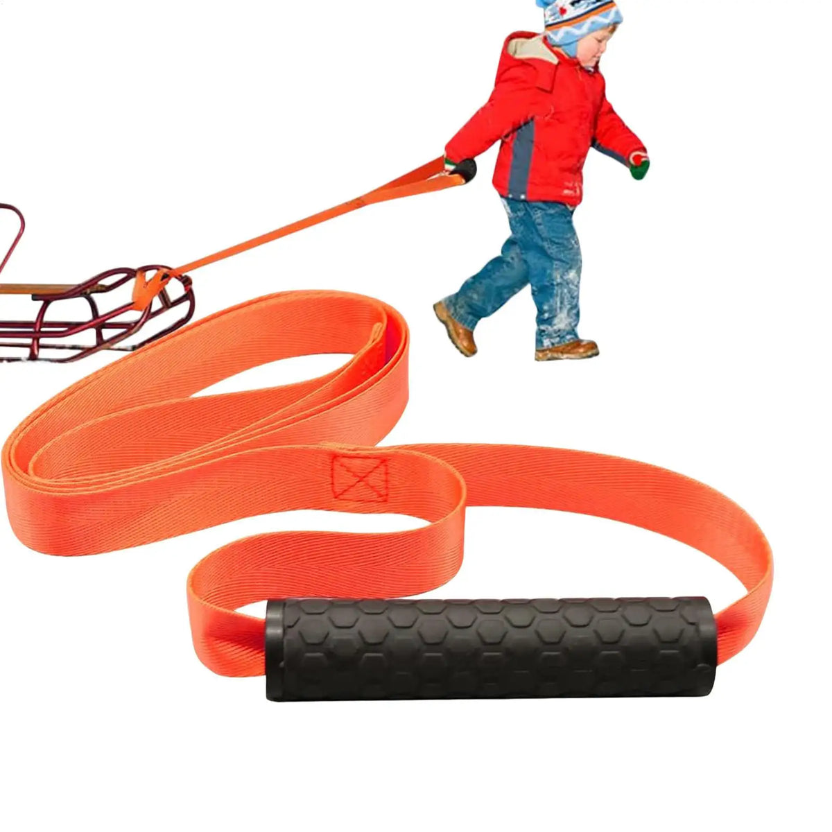 Deer Drag Harness Rope with Handle – 150cm Nylon Puller Deer Drag Rope Axl