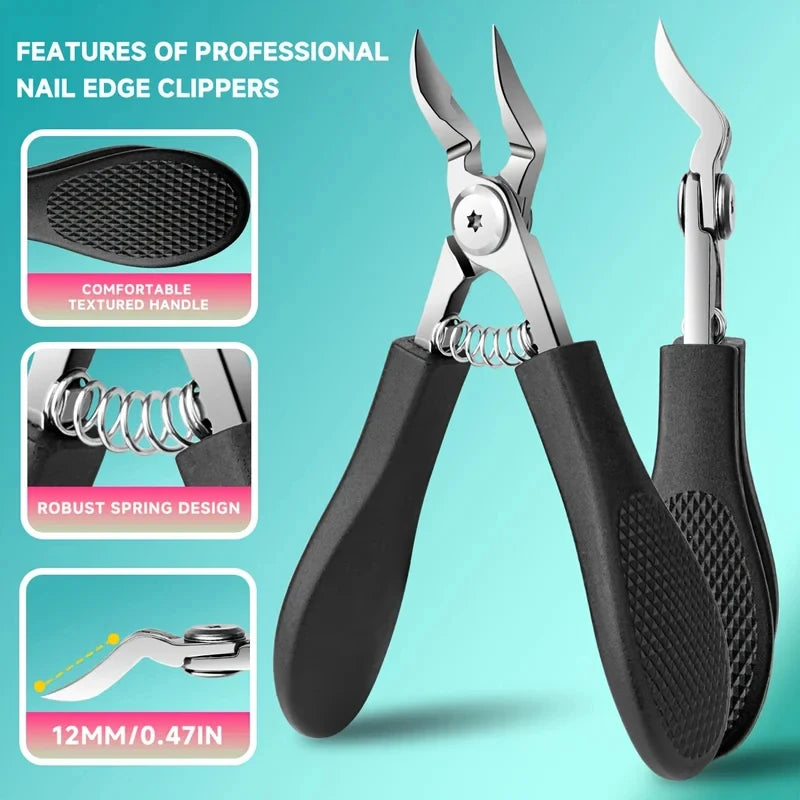 Eagle Beak Stainless Steel Nail Clipper – Wide Jaw Toenail Tool Nail Clipper Axl