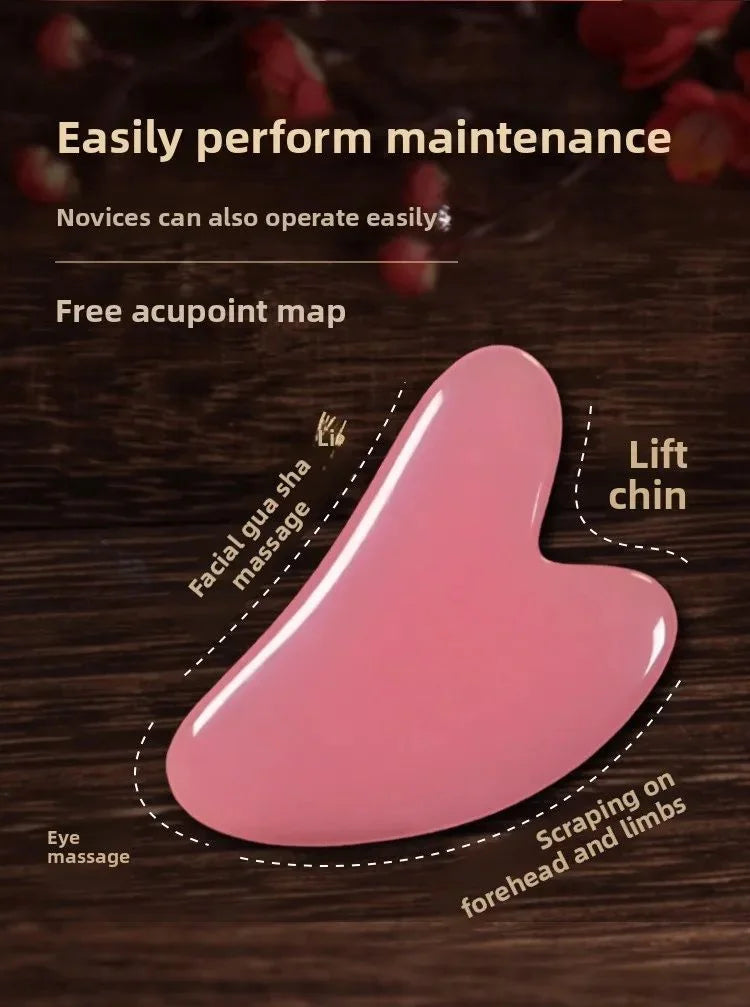 Facial Gua Sha Scraping Board & Acupoint Massage Stick Facial Massage Tool Axl