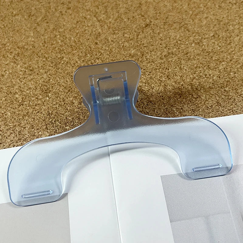 Frosted Transparent Book Page Holder Clip & Desk Memo Clip Book Page Holder Axl A6