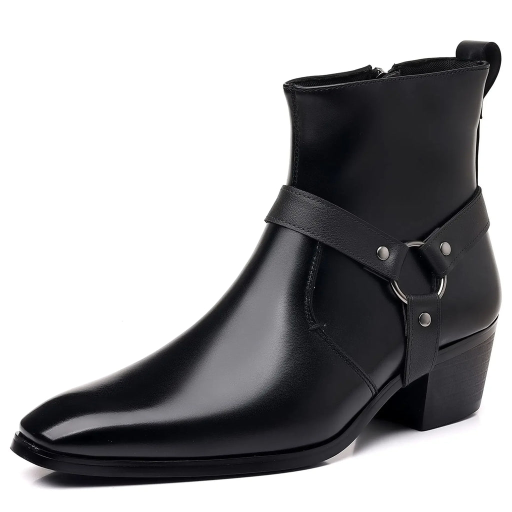 Men's Chelsea Ankle Boots – Zip Western Dress Boots Men's Chelsea Boots Axl