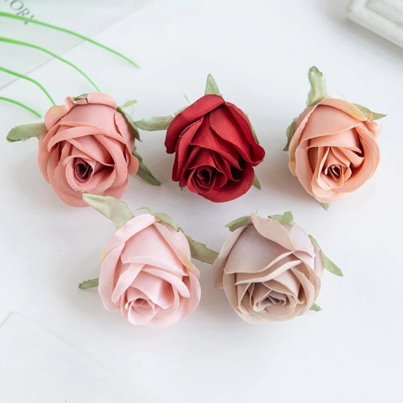 Silk Rose Heads 30/60 Pcs – Artificial Flowers for Weddings Artificial Silk Flowers Axl