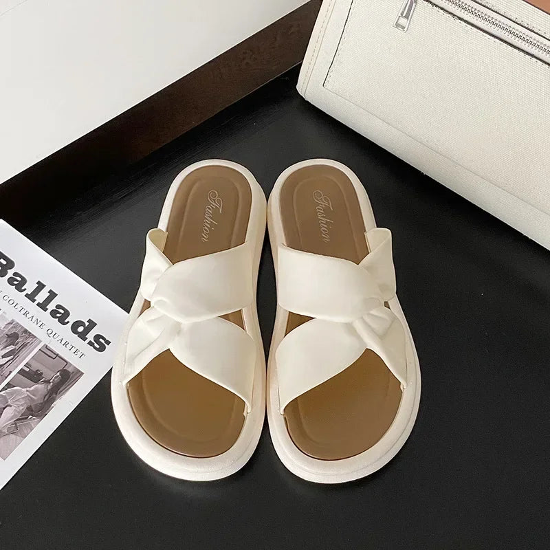 Women's Summer Beach Slippers – Anti-Slip PVC Flat Sandals Women's Slippers Axl