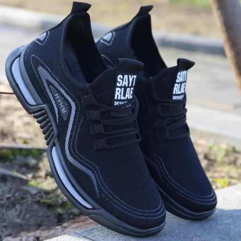 Men's Breathable Mesh Sneakers – Lightweight Lace-Up Sport Shoes Men's Mesh Sneakers Axl