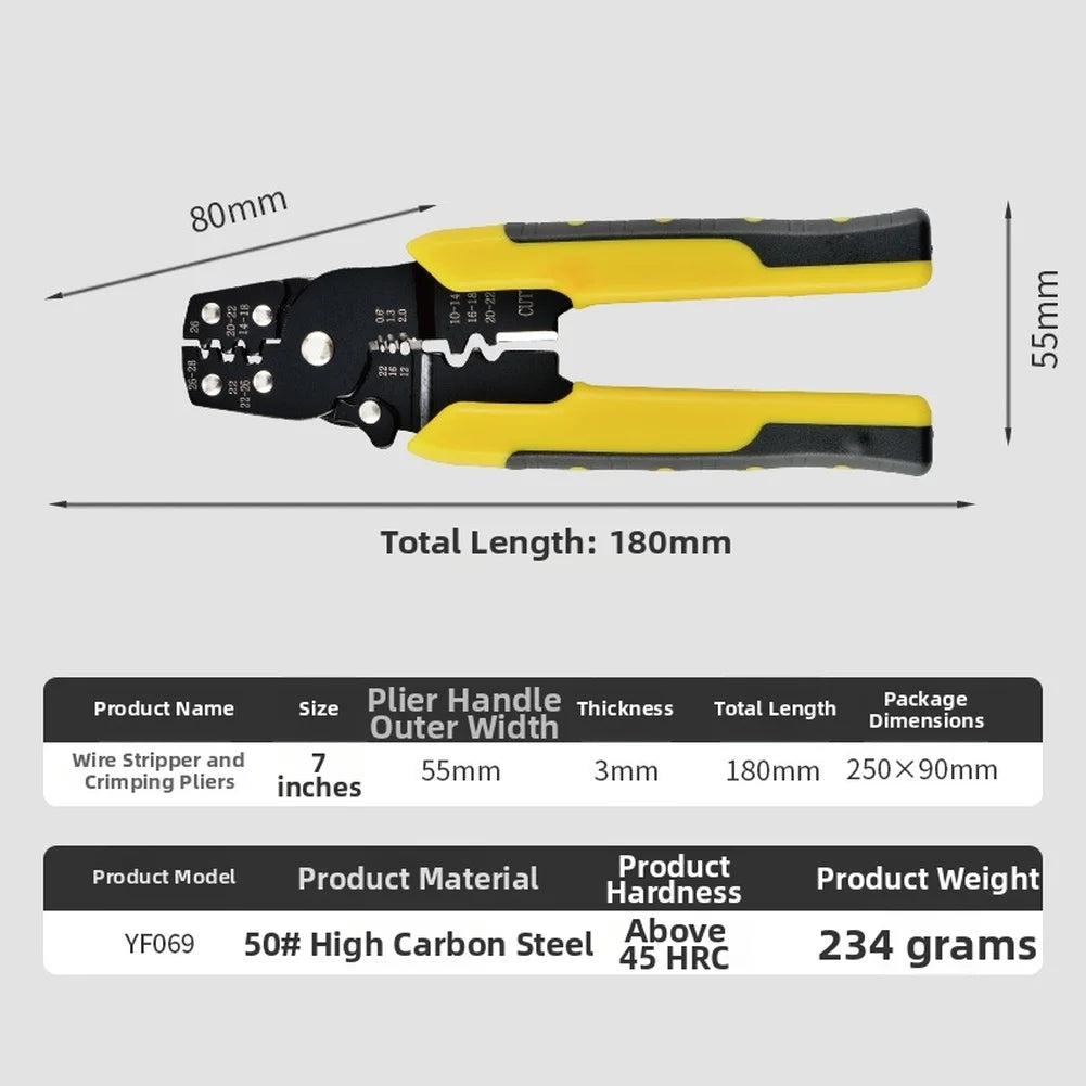 Electric Crimping Pliers – Wire Stripper & Cutter Tool Wire Crimping Pliers Axl