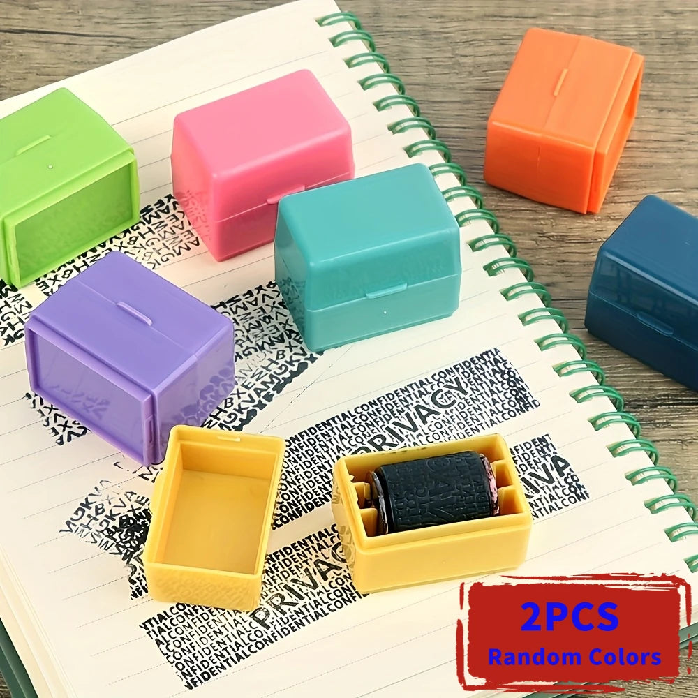 Quick-Dry Privacy Ink Roller – Document Security Marker Privacy Ink Roller Axl random color-2pcs