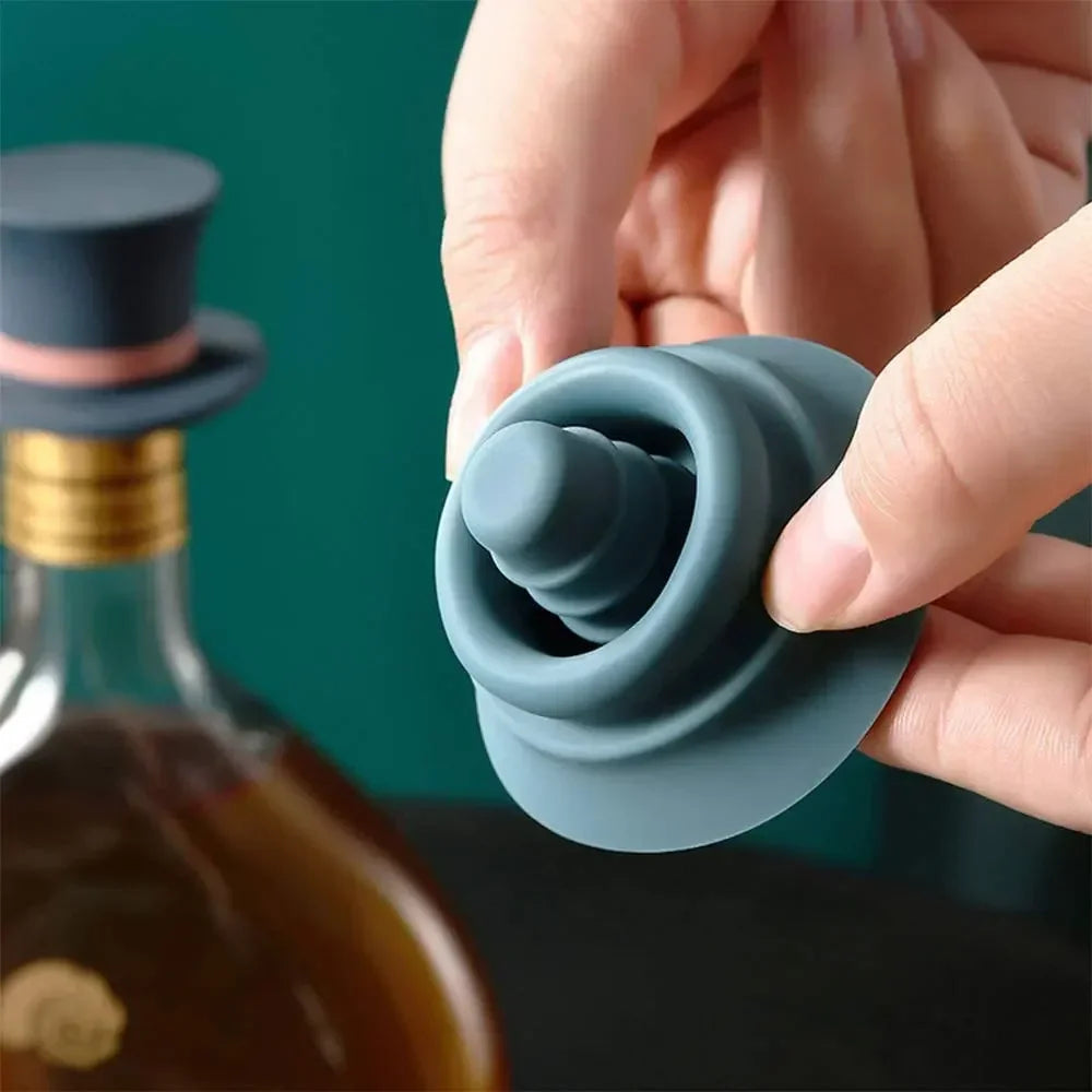 Magic Hat Silicone Wine Bottle Stopper – Airtight Cork Seal Wine Bottle Stopper Axl