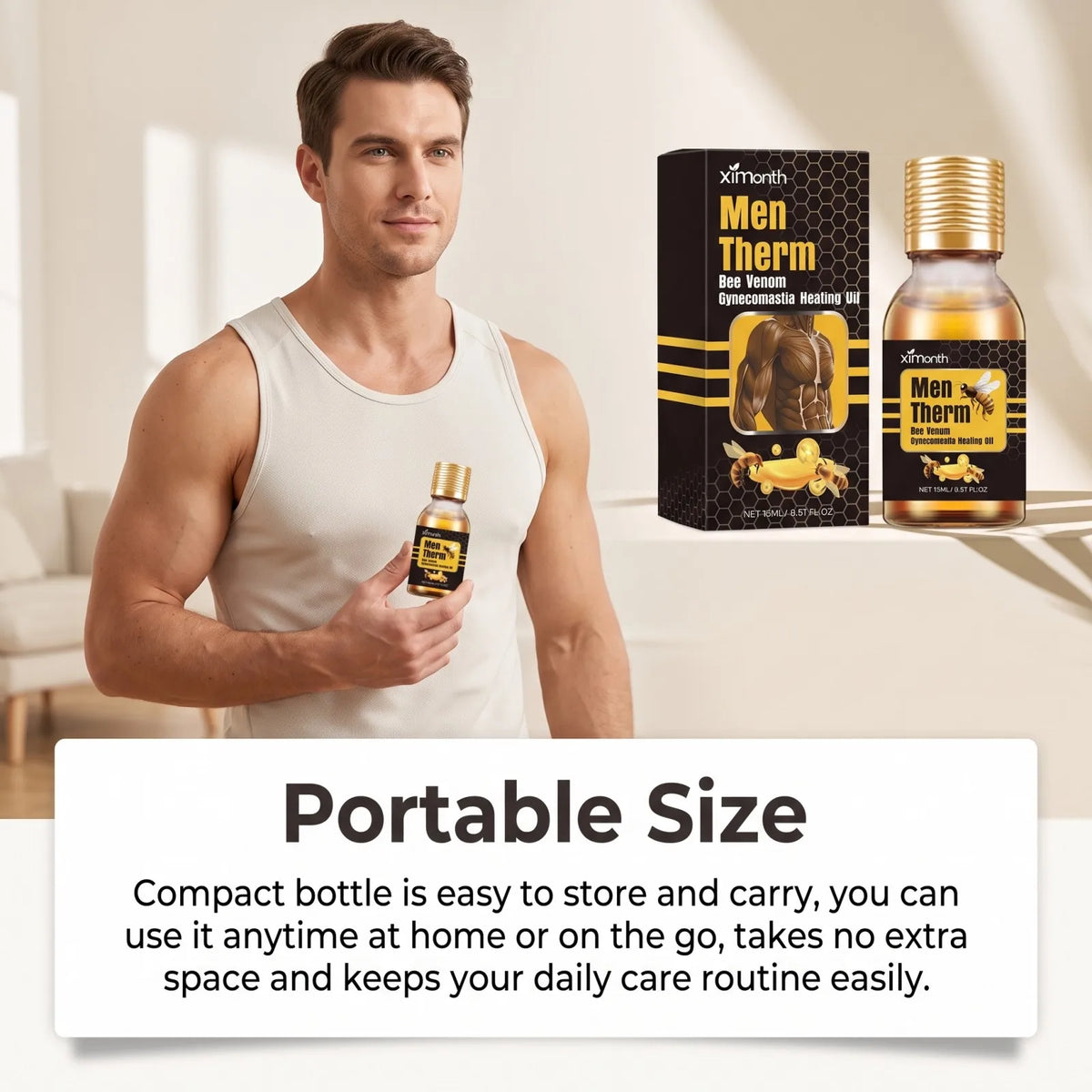 Men's Chest Firming Serum – Moisturizing Body Serum 15ml/30ml Body Firming Serum Axl