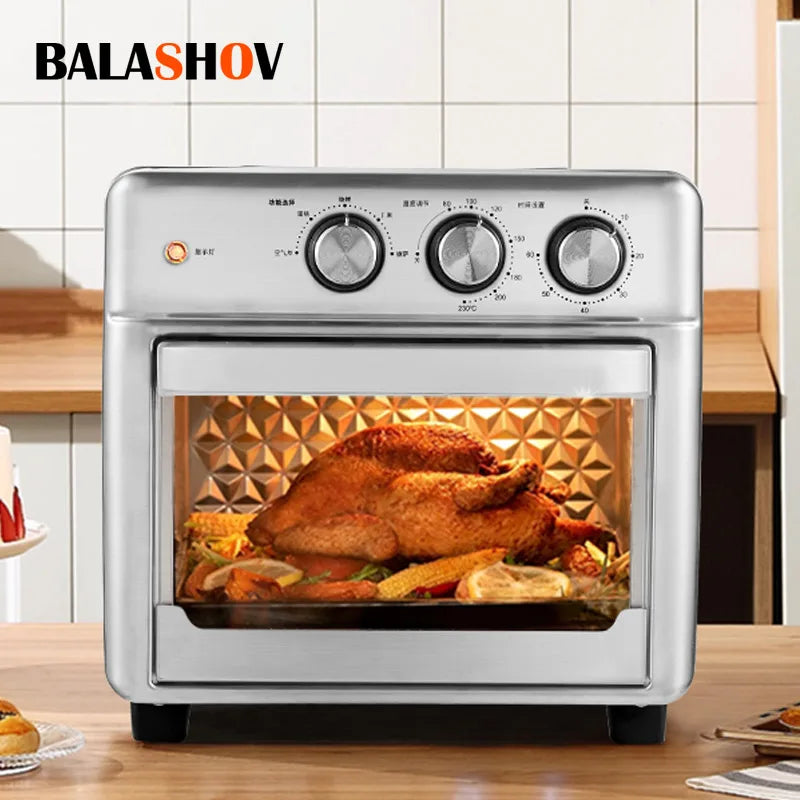 BALASHOV 13L Air Fryer Oven – Oilless Cooker, Visible Window Air Fryer Oven Axl