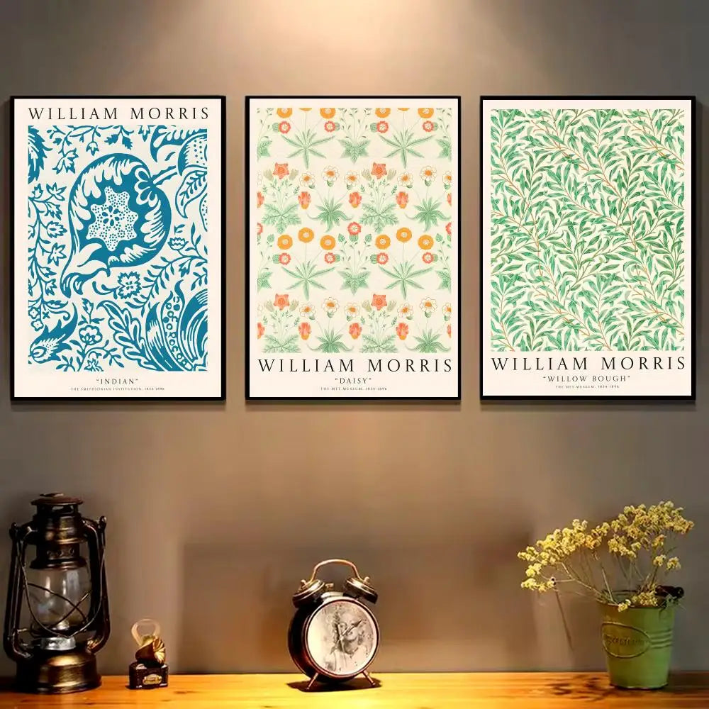 William Morris Canvas Wall Art – Vintage HD Print Home Decor Canvas Wall Art Axl