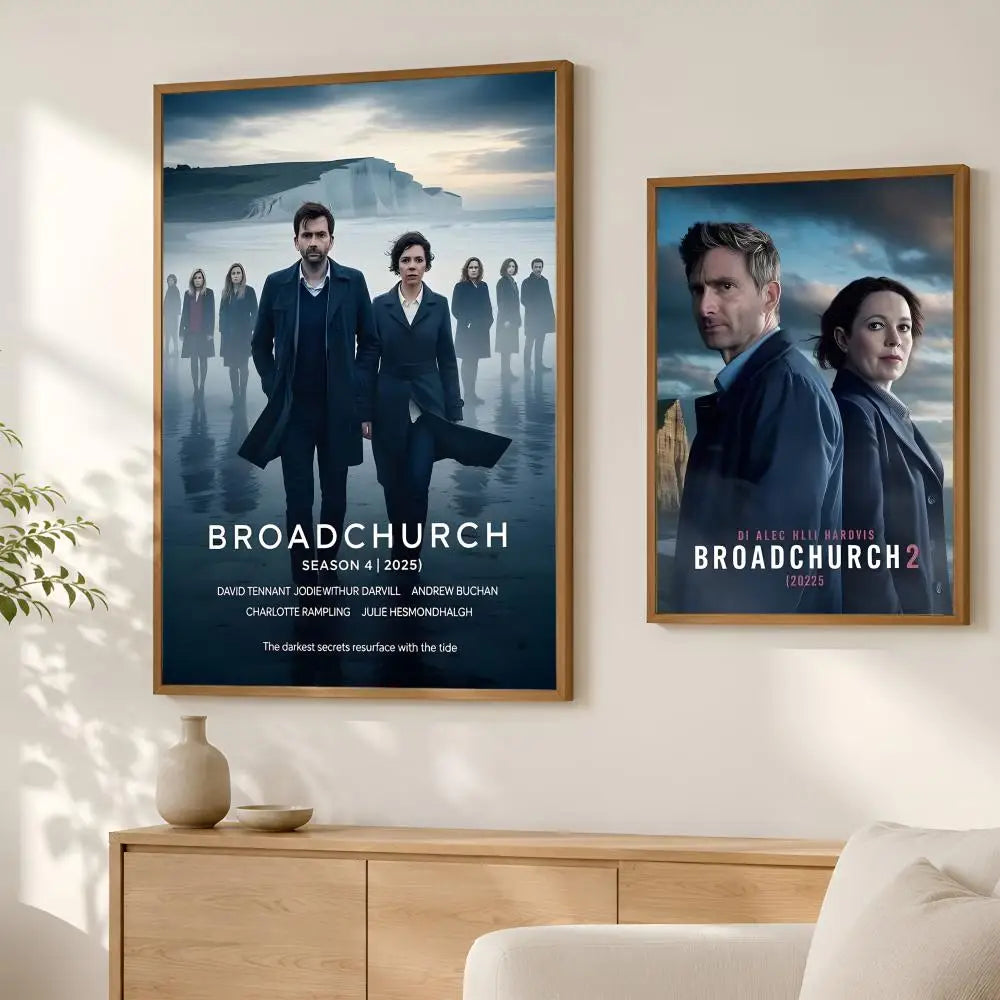 Broadchurch HD Self-Stick PVC Wall Art Poster | TV Show Decor Wall Art Poster Axl