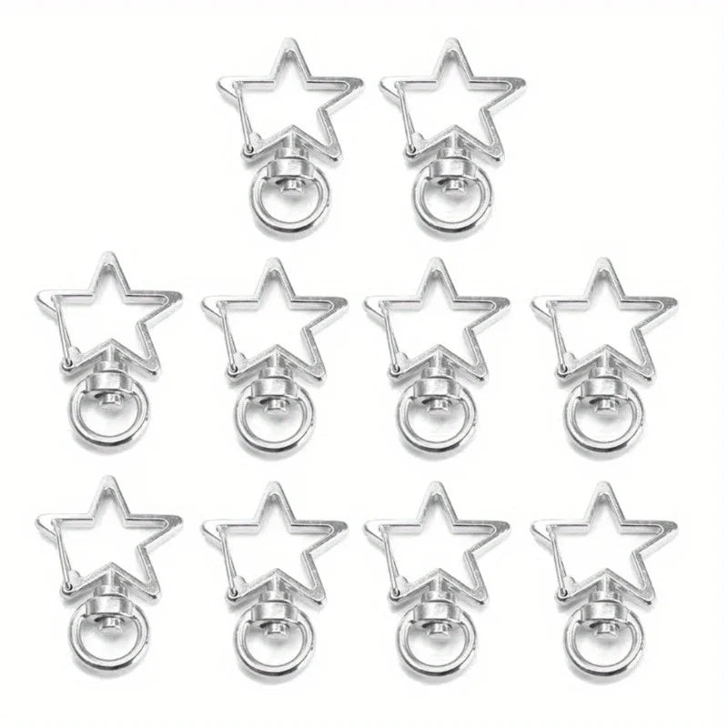 15-Piece Swivel Lobster Claw Clasps – DIY Keychain & Jewelry Jewelry Making Clasps Axl