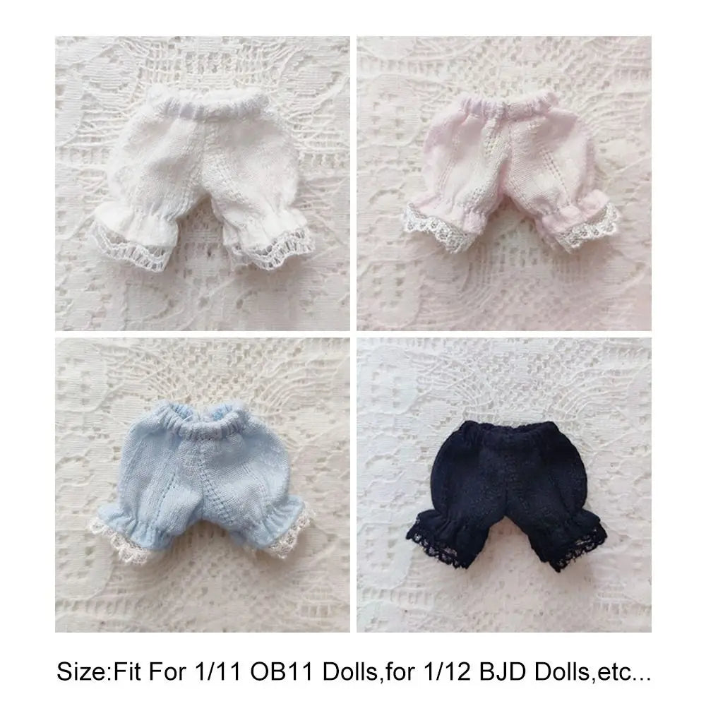 Cotton Lantern Shorts for 1/11 OB11 & 1/12 BJD Dolls Doll Clothing Axl