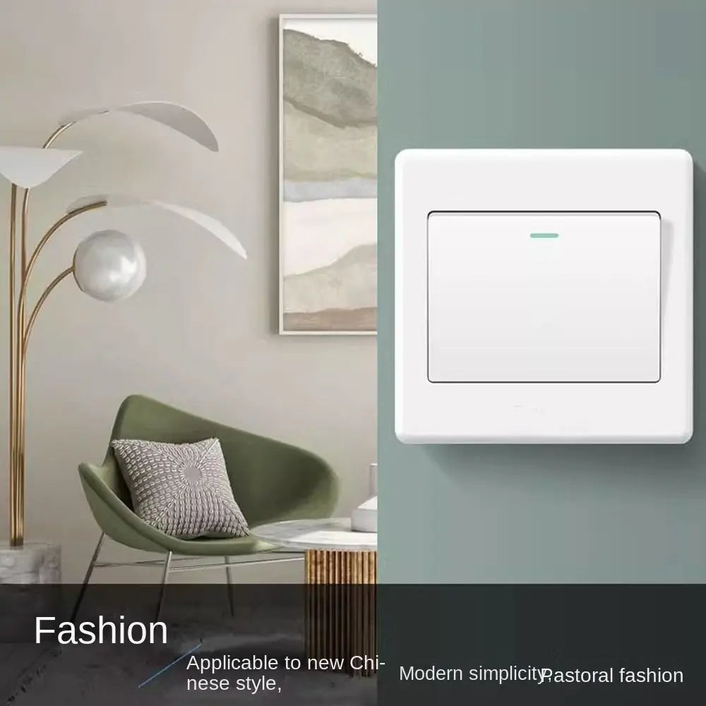 1–4 Gang Push Button Wall Light Switch with Indicator Wall Light Switch Axl