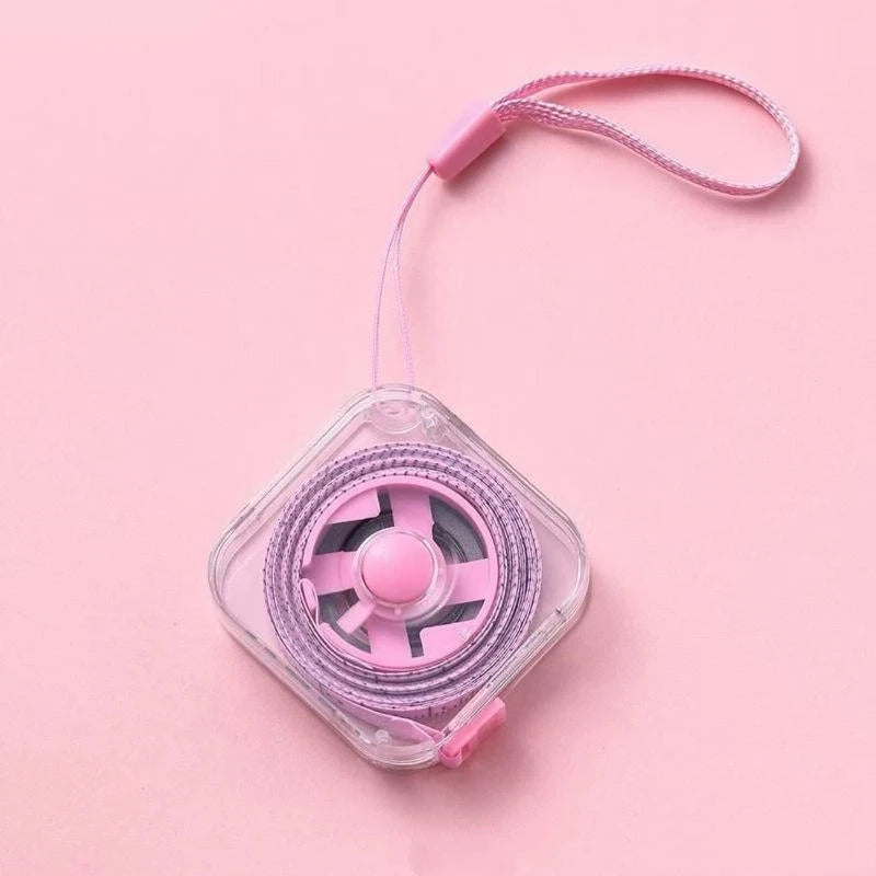Soft Tape Measure 2M Retractable Mini Square Case – Colorful Soft Tape Measure Axl A3