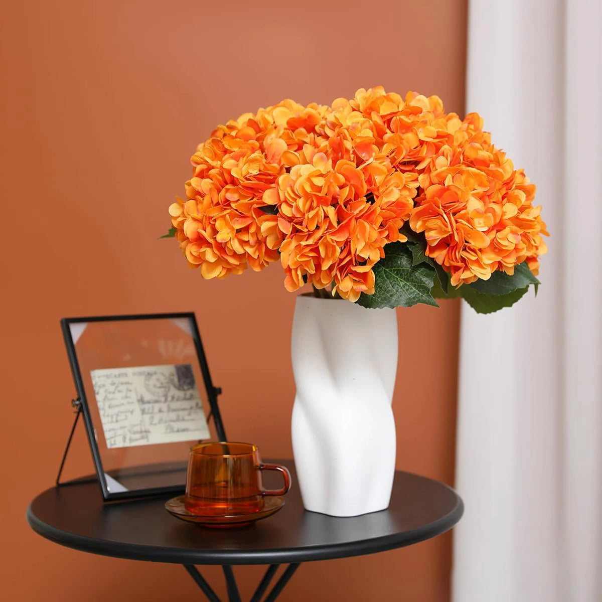 Silk Hydrangea Artificial Bouquet – Wedding & Home Décor Artificial Flower Bouquet Axl
