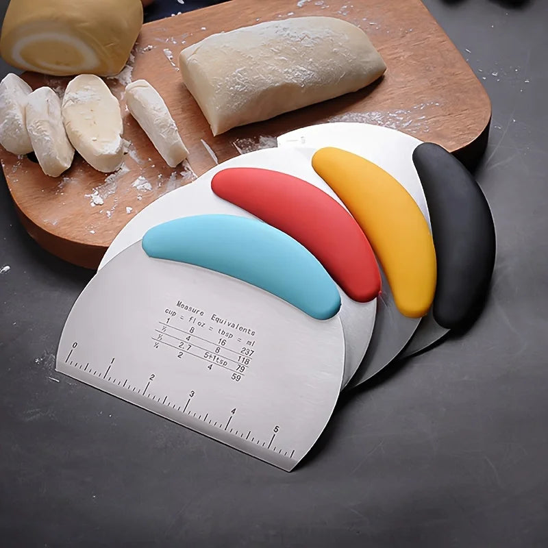 Stainless Steel Dough Scraper – Multi-Use Baking Tool Dough Scraper Axl
