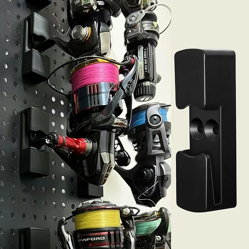 Wall-Mounted Fishing Reel Holder – Quick-Release Storage Rack Fishing Reel Holder Axl