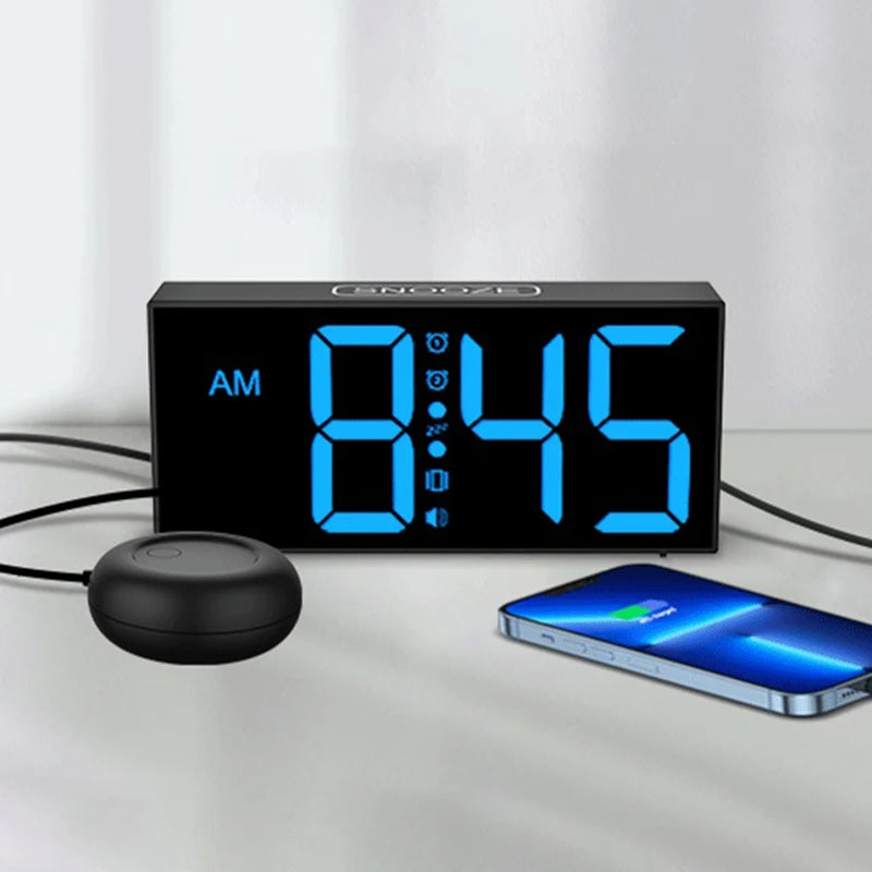 LED Digital Alarm Clock – Minimalist Bedside Desk Clock LED Alarm Clock Axl
