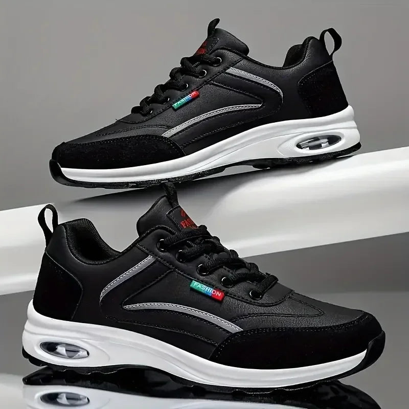 Men's Breathable Mesh Casual Sneakers – Lace-Up Walking Shoes Casual Sneakers Axl