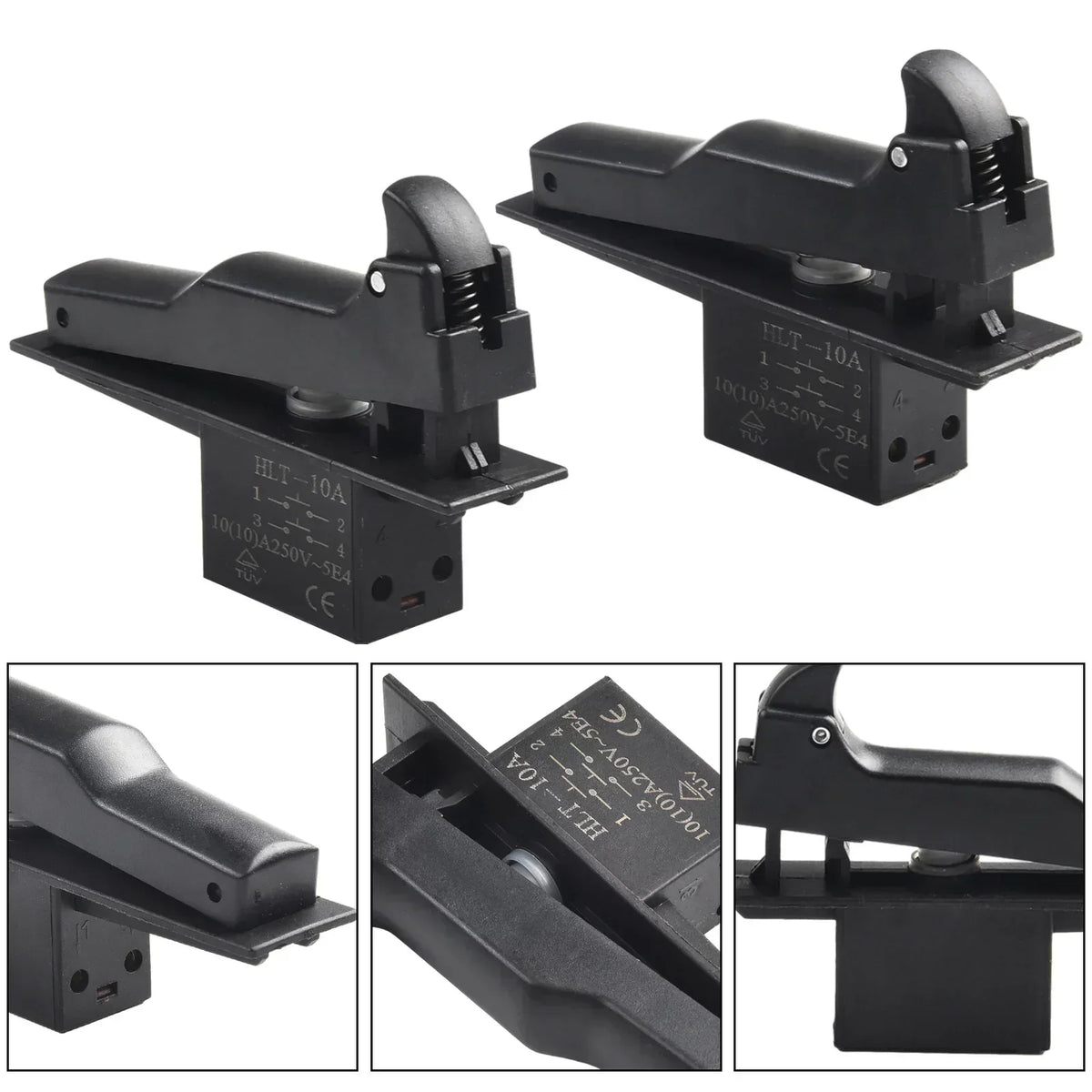 2-Pack Trigger Switch Replacement for 150 Angle Grinder Power Tool Switch Axl