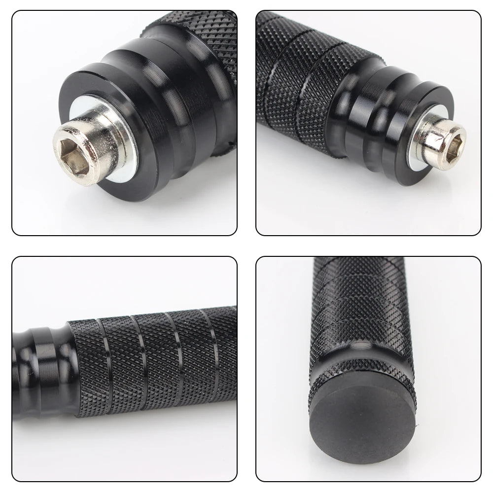 Universal CNC Aluminum Motorcycle Rear Footpegs – Rearset Pair Motorcycle Footpegs Axl