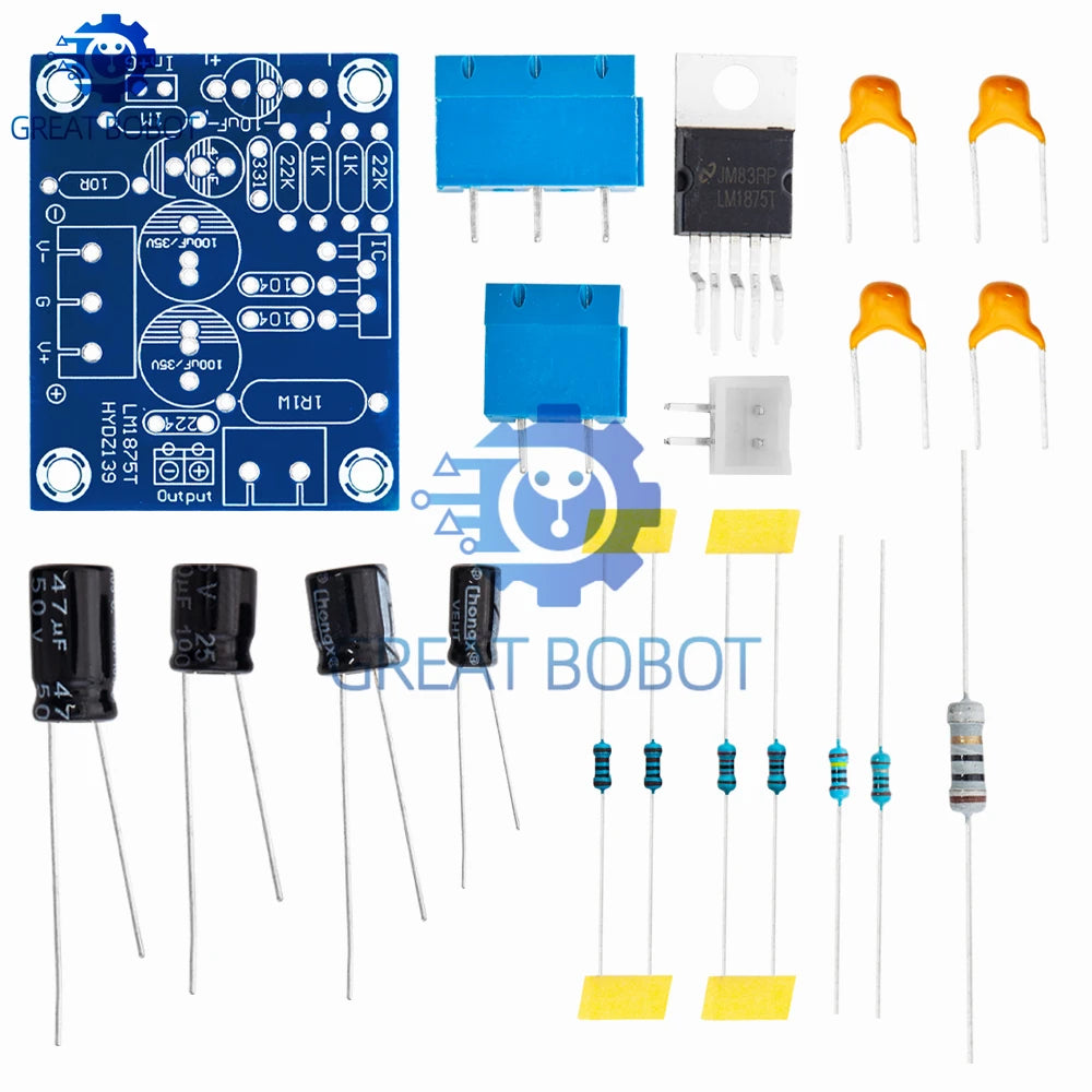 LM1875T 30W Mono Audio Amplifier Board DIY PCB Kit Audio Amplifier Kit Axl