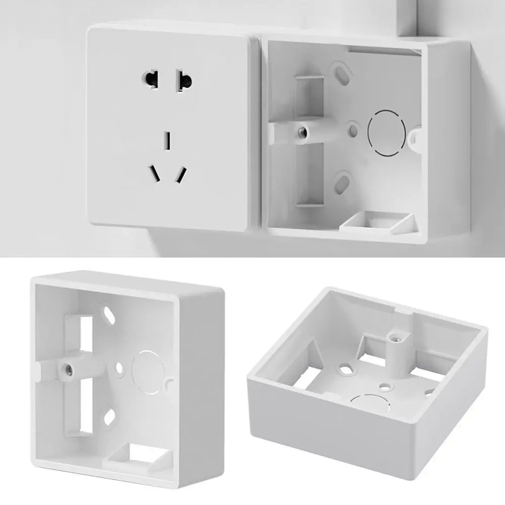 86 Type PVC Junction Box 33/50mm – Switch Socket Install Box Electrical Junction Box Axl