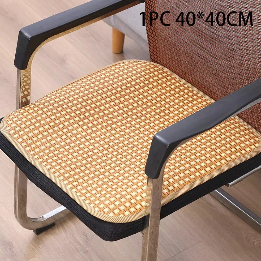 Bamboo Cooling Seat Cushion – Breathable Non-Slip Chair Mat Bamboo Seat Cushion Axl 40cm
