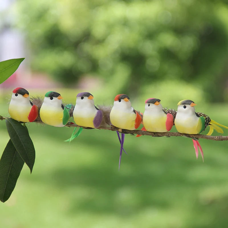 Swallow Tail Bird Clip – Handmade Artificial Bird Ornament Artificial Bird Ornament Axl