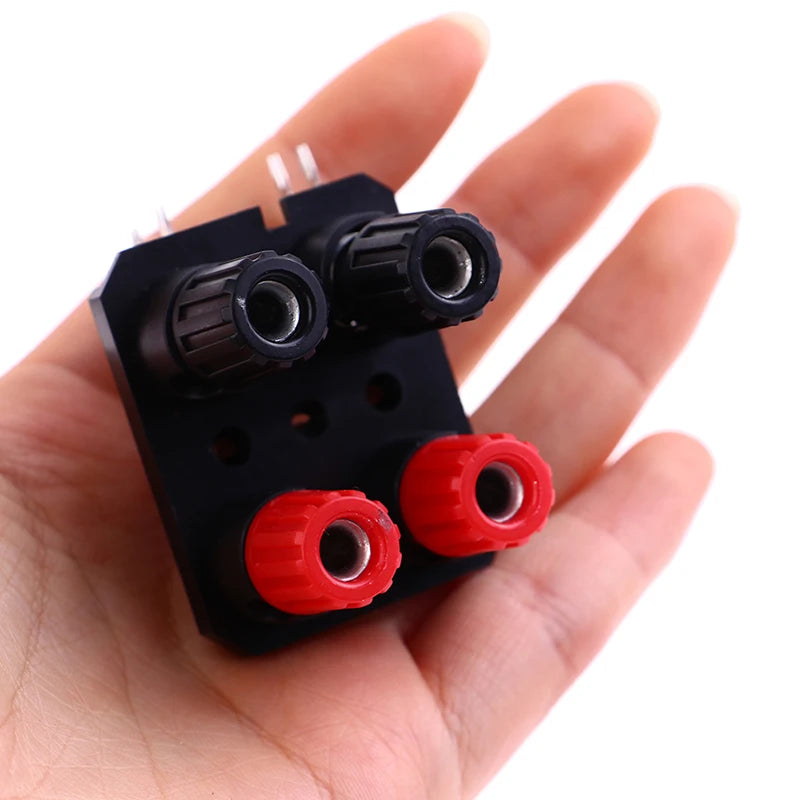 4mm Banana Plug Socket Connector – 2/4/6 Position Terminal Block Speaker Terminal Connector Axl