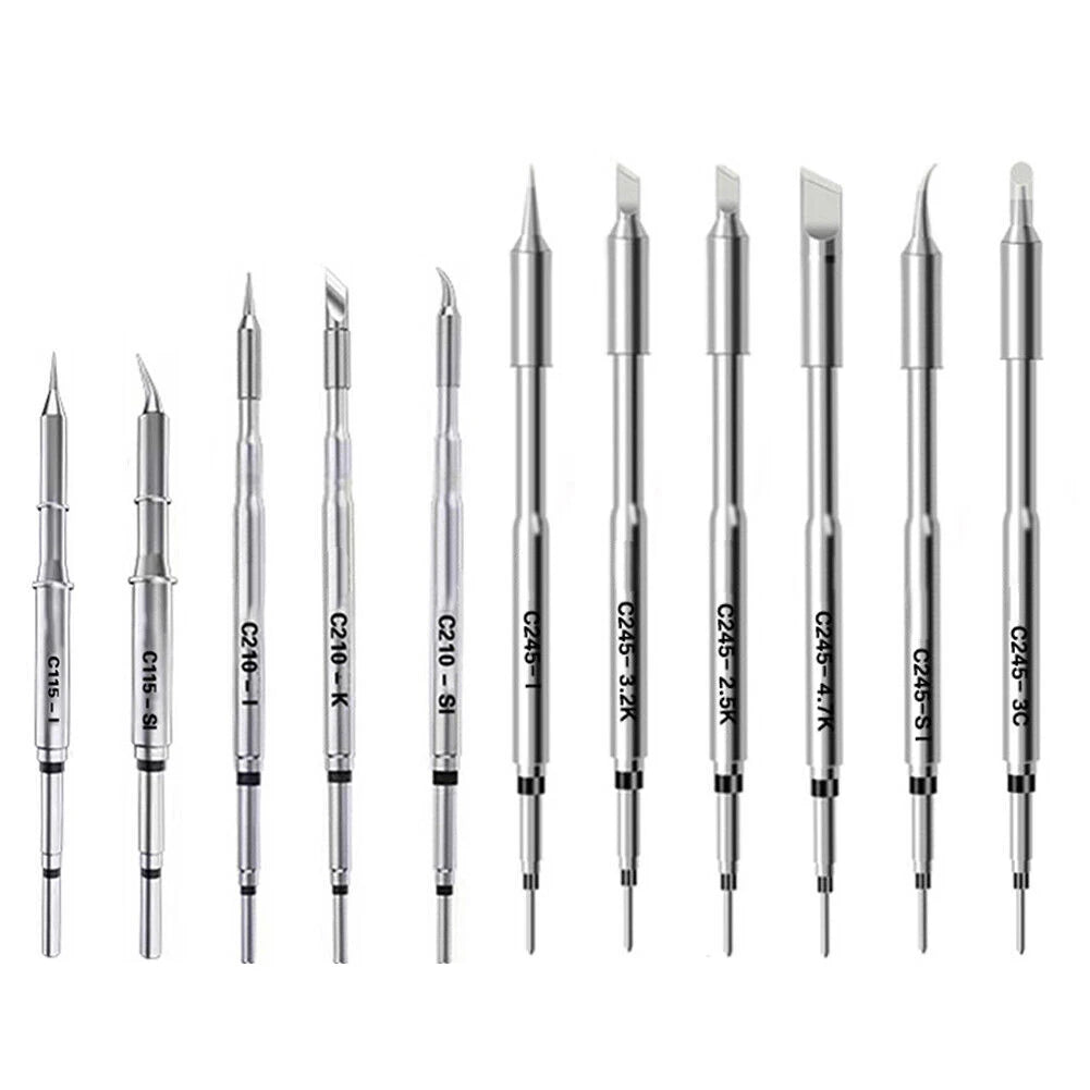 Soldering Iron Tips – C210, C245 & C115 Series Replacements Soldering Iron Tips Axl