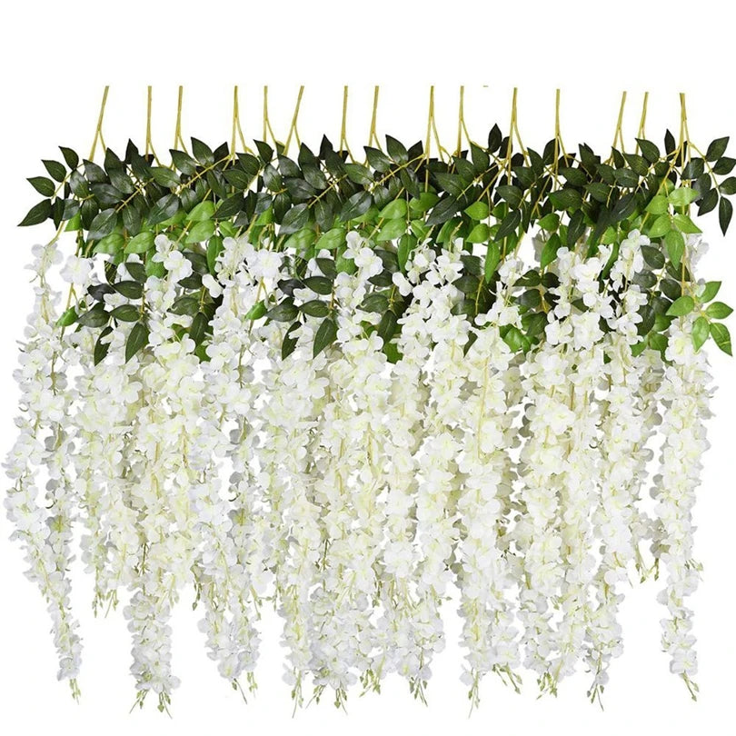 Silk Orchid Flower Garland – Wedding, Party & Home Wall Decor Artificial Flower Garland Axl