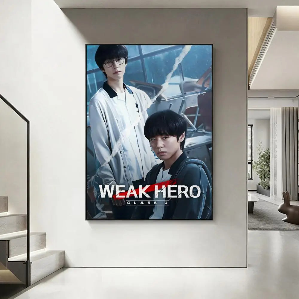 Weak Hero Class Korean Drama Poster – HD Waterproof Wall Art Wall Art Poster Axl White6 50X70cmNoframe