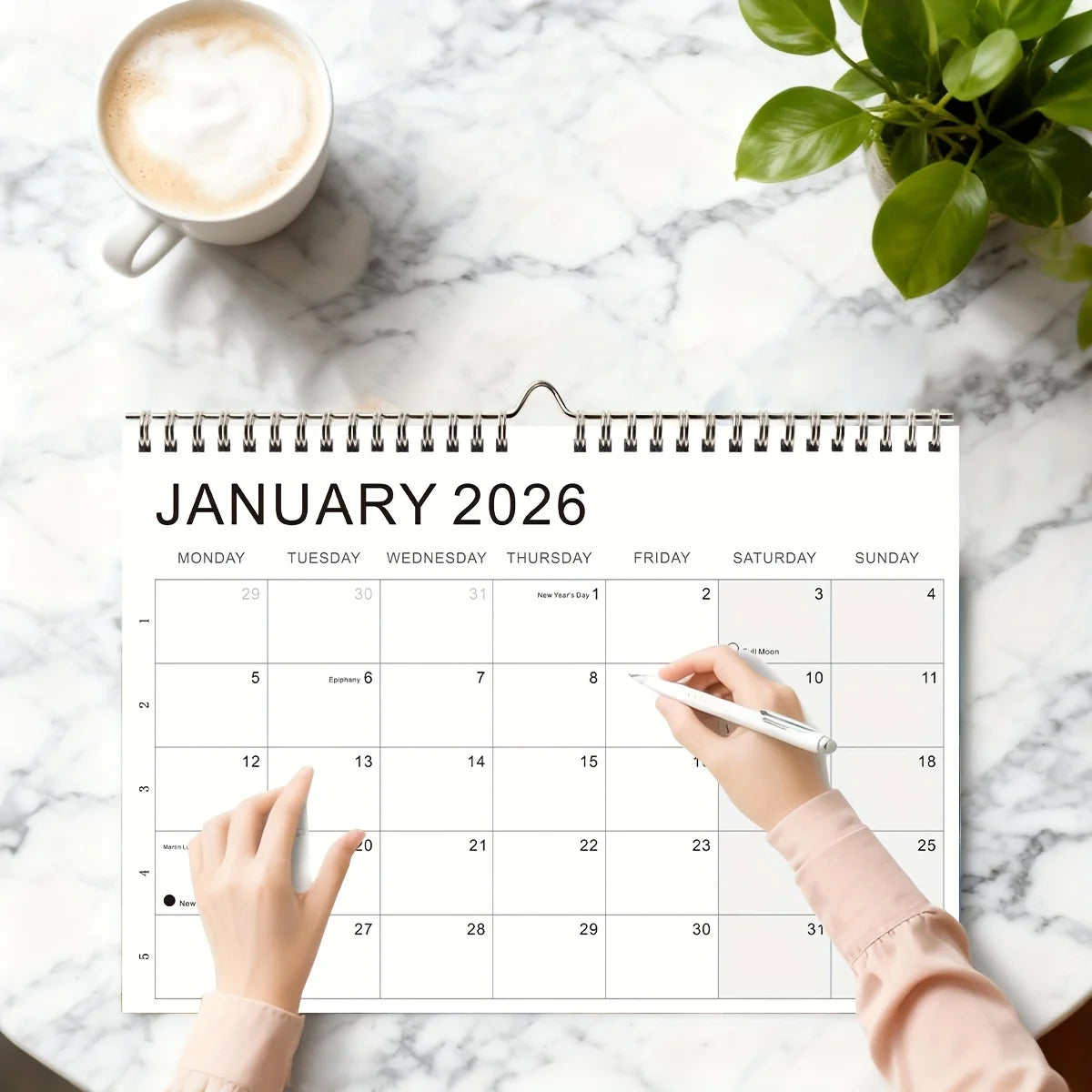 2026 Desktop Monthly Calendar | Daily Planner Jan 2026–Jun 2027 Desktop Calendar Axl