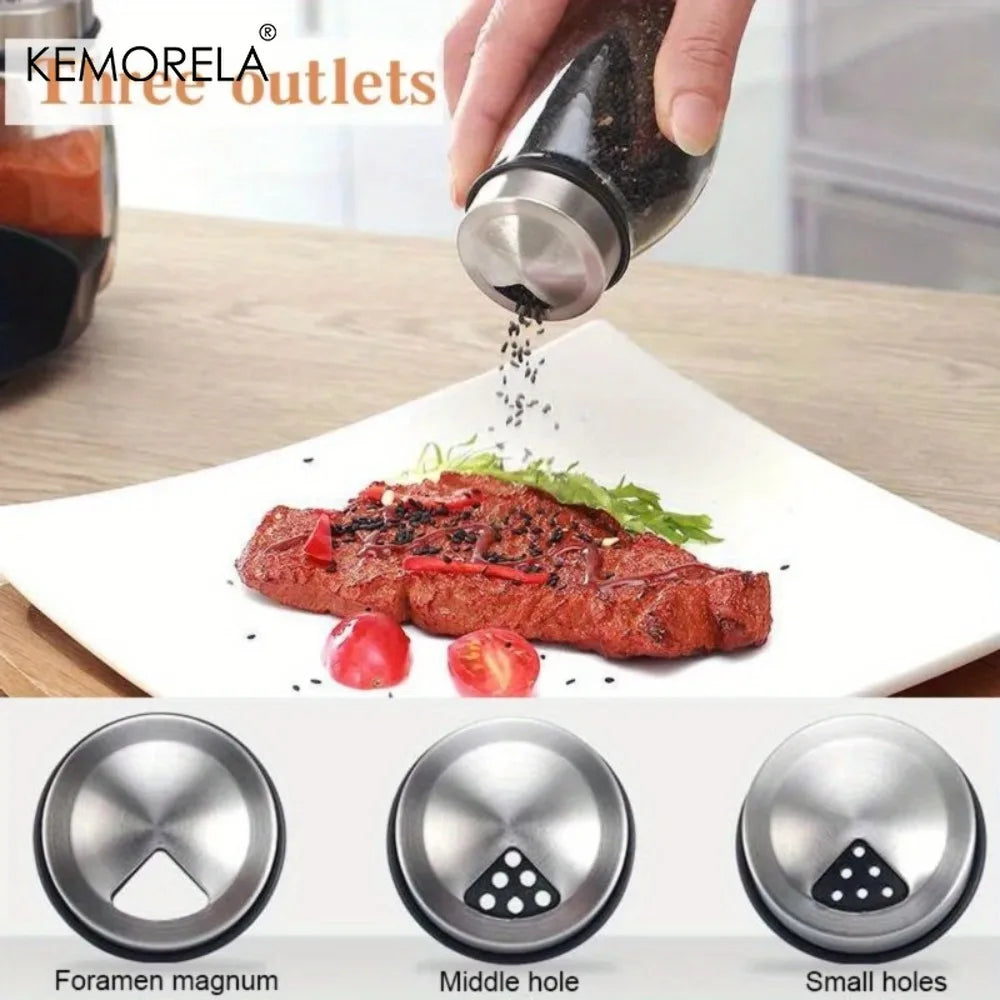 Rotating Glass Spice Jar Rack – KEMORELA Kitchen Organizer Rotating Spice Rack Axl