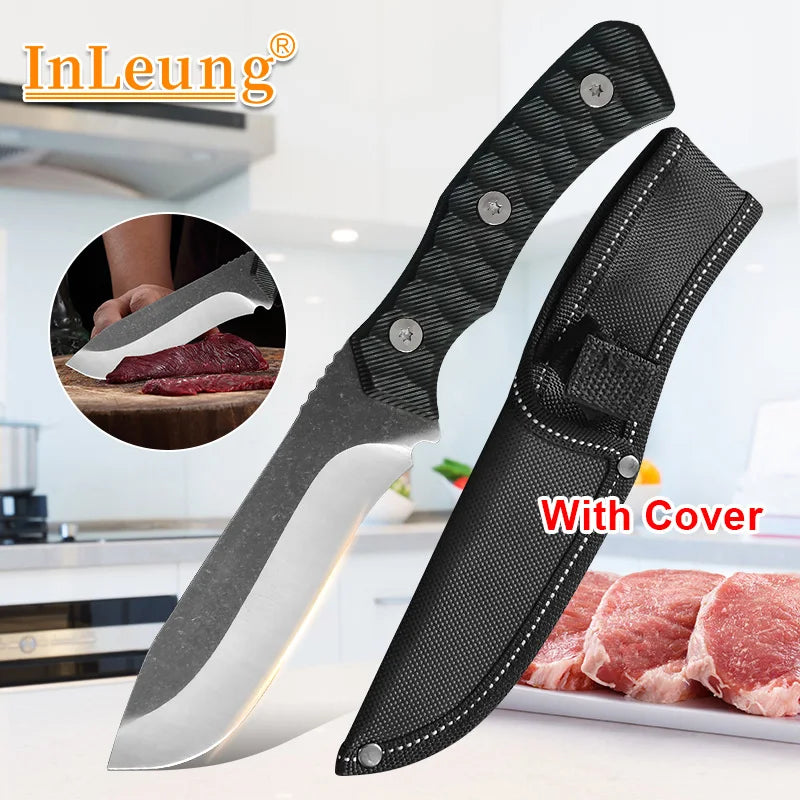 InLeung Stainless Steel Kitchen Knife – Chef, Cleaver & Slicer Kitchen Chef Knife Axl