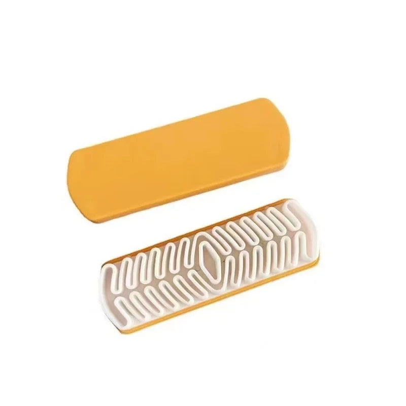 Suede Shoe Brush – Raw Rubber Cleaner for Boots & Nubuck Shoe Cleaning Brush Axl yellow