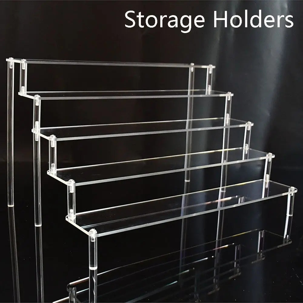 Acrylic Ladder Display Stand – Figurine, Doll & Makeup Shelf Acrylic Display Stand Axl