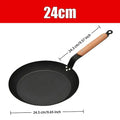 PGY Carbon Steel Skillet – Hammered Non-Stick Frying Pan Carbon Steel Skillet Axl 24cm