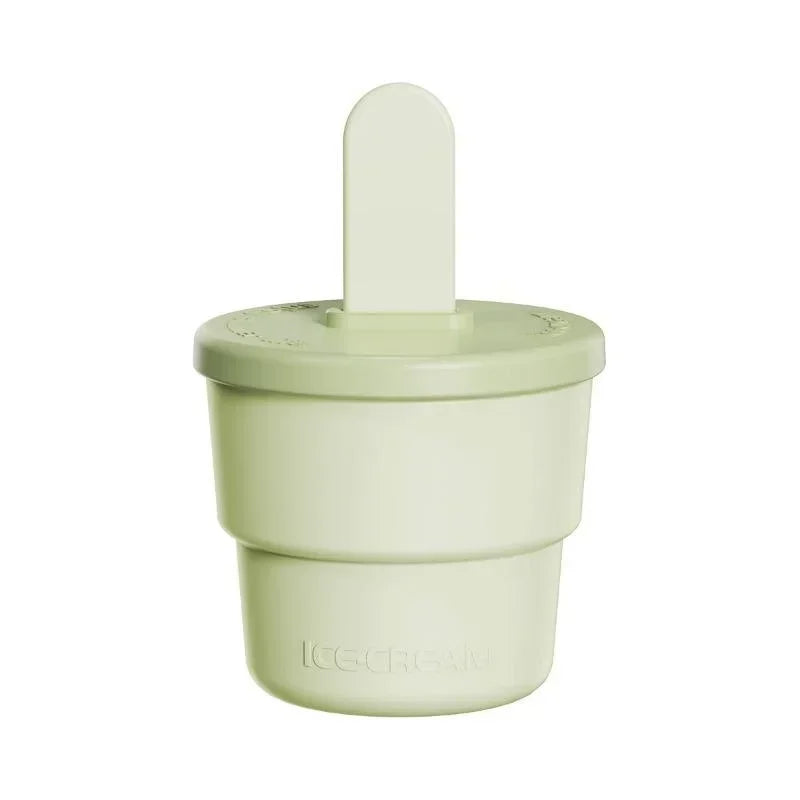 DIY Ice Cream Mold Cup – Food Grade Homemade Ice Pop Maker Ice Cream Mold Axl Green