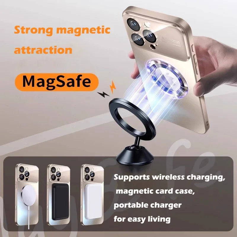Titanium Matte Magnetic iPhone Case | MagSafe Compatible Magnetic Phone Case Axl