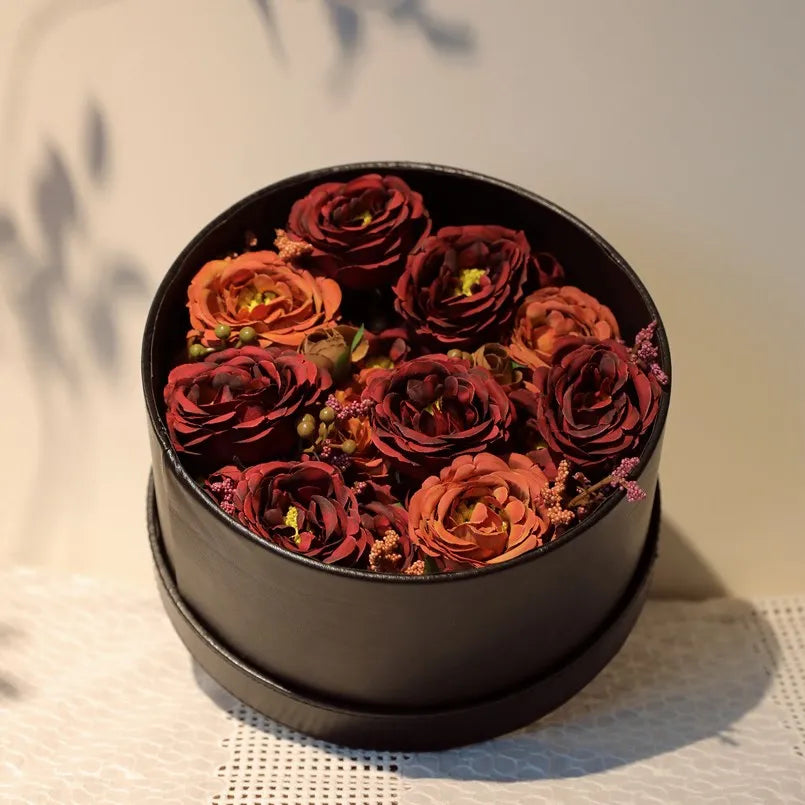 Silk Artificial Roses & Peony Bouquet – Wedding & Home Decor Artificial Flower Bouquet Axl