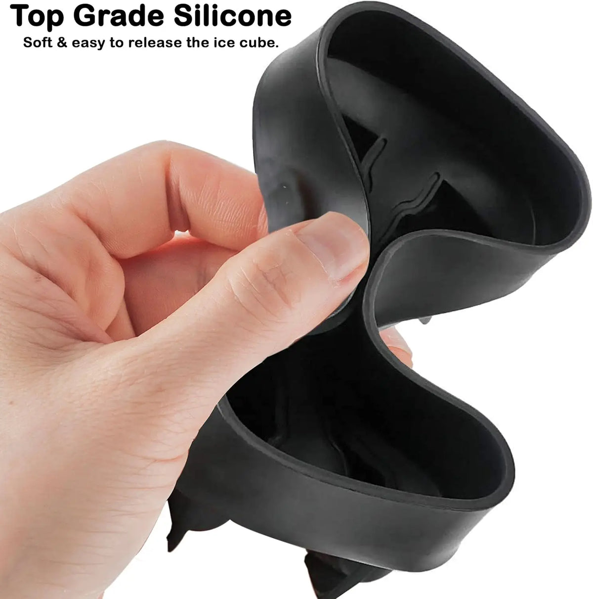 Silicone Ice Cube Tray with Lid – Ice Ball Mold for Whiskey Silicone Ice Tray Axl