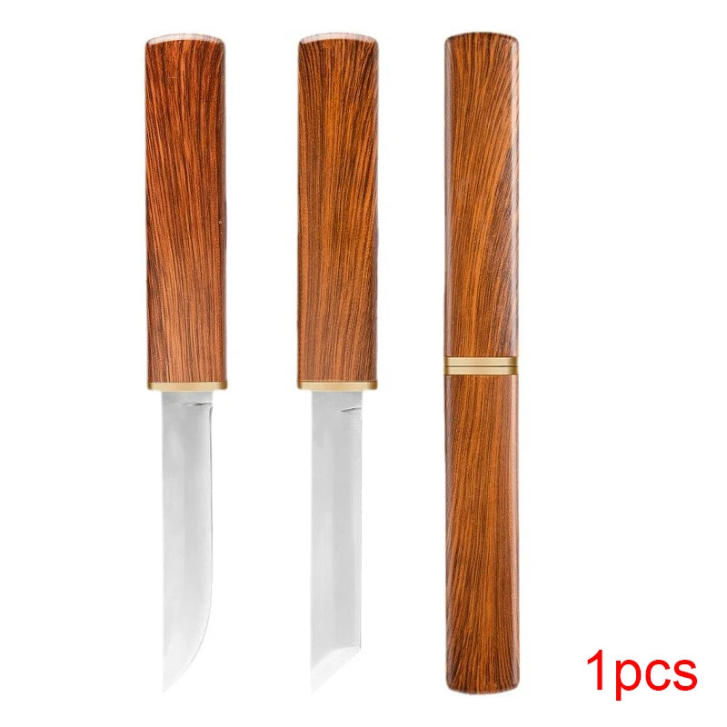 Stainless Steel Fixed Blade Knife – Dragon & Phoenix Design Fixed Blade Knife Axl 1pcs B