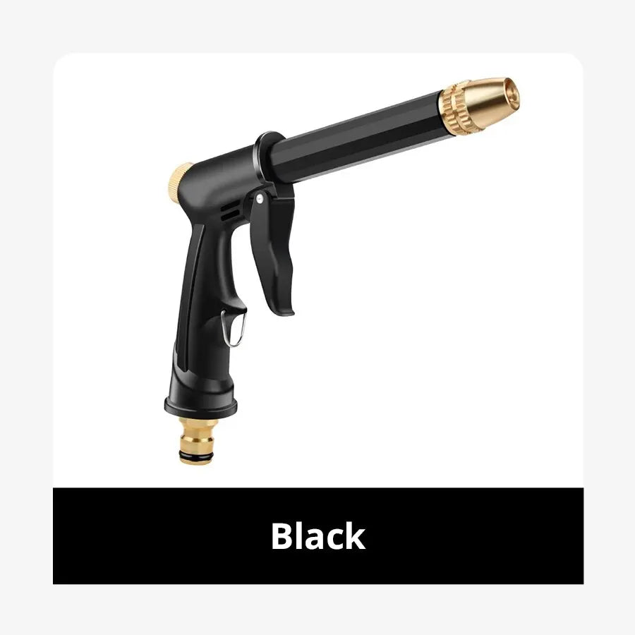 Portable High-Pressure Water Gun – Car Wash & Garden Hose Nozzle Hose Nozzle Sprayer Axl black