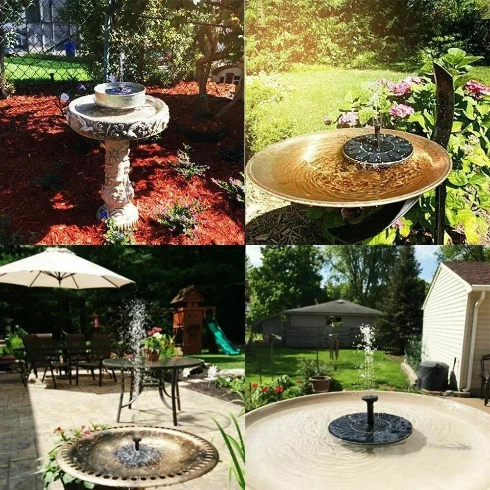 Mini Solar Fountain – Bird Bath, Pond & Garden Water Feature Solar Garden Fountain Axl