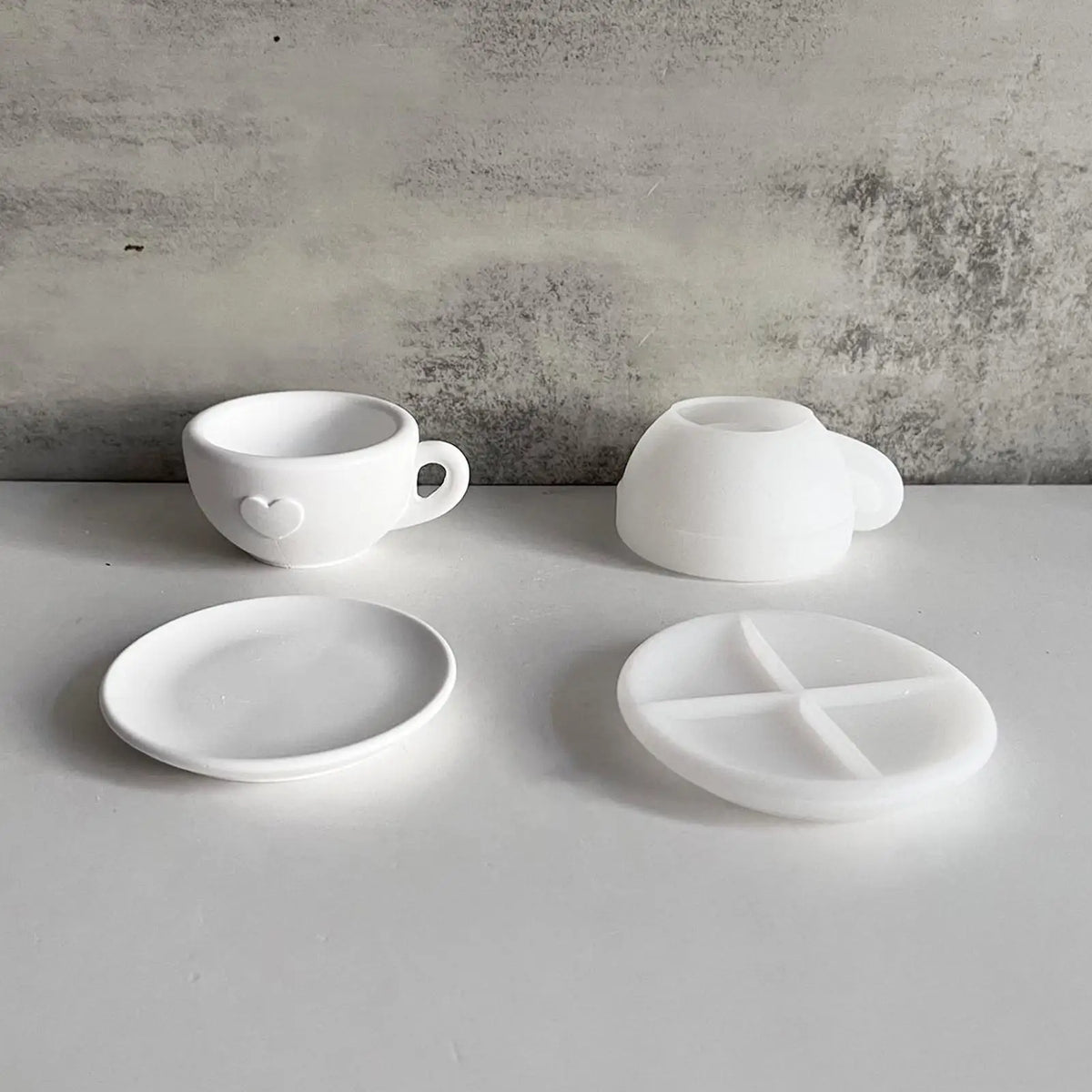 Tea Cup Silicone Candle Mold – DIY Resin Soap & Plaster Kit Silicone Craft Mold Axl